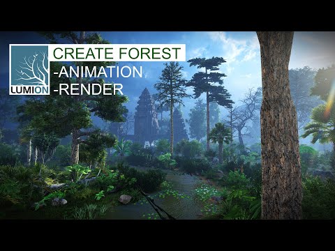LUMION 10 REALISTIC RENDER I 3D FOREST | LUMION 10 TUTORIALS