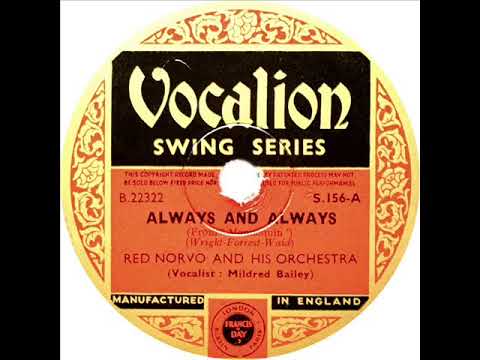 Red Norvo - Always And Always (Mildred Bailey)