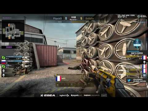 CS:GO - EnVyUs vs Flipsid3 - Cache - ESL ONE New York - Qualifier