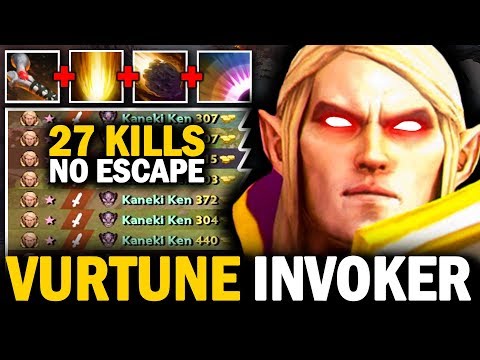 Vurtune Invoker NO ESCAPE COMBO With Rod Of Atos Build - Epic COMEBACK Game | Dota 2 Invoker