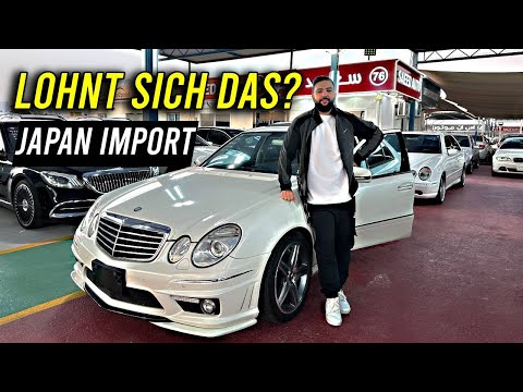 Japanese imports in Dubai! Mercedes E63 AMG W211. One dealer, many classic cars.