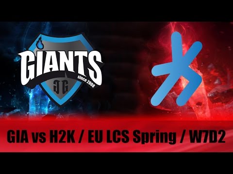 GIA vs H2K EU LCS Spring 2016 W7D2 [Highlights]