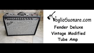 Video thumbnail for Fender Deluxe VM Vintage Modified 2-Channel 40-Watt 1x12" Guitar Combo 2009 - 2012 by WelcomeGuitars