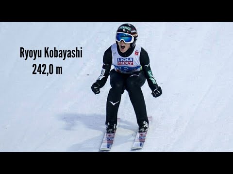 Ryoyu Kobayashi 242,0 m (22.03.2019). Konkurs indywidualny Planica Seven 2019