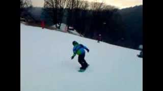 preview picture of video 'Jízda na snowboardu Patrik a Dan - pátý ročník'