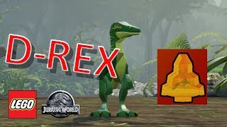 D Rex  Lego Jurassic World The Game  How to unlock COMPSOGNATHUS