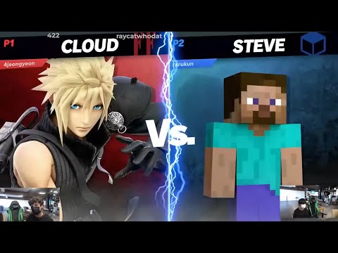 Sparg0 (Cloud) vs Acola (Steve) || あcola (スティーブ) vs Sparg0 (クラウド) | Gimvitational Practice (2 of 3)