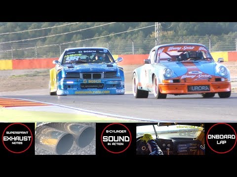 BMW M3 GTR sound engine & exhaust notes , car on track + Onboard camera (HD Video 2018 #2)