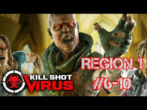 [Kill Shot Virus] Region 1 Mission 6-10 Walkthrough by HoobaGames