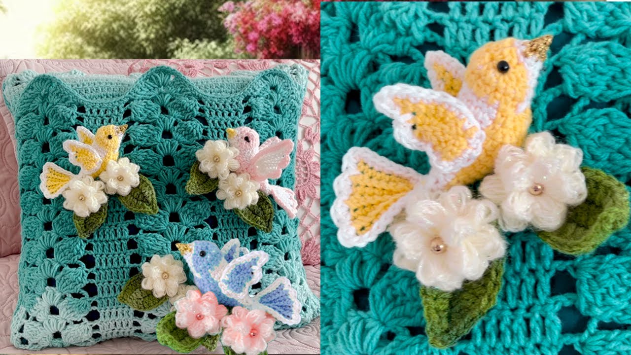 Como hacer Cojines Almohadones Lindos Bonitos Elegantes para Tu Casa a Crochet