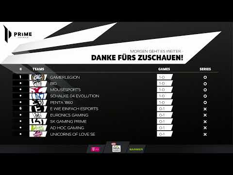 Prime League 2021 - Spring Split - Spieltag 1