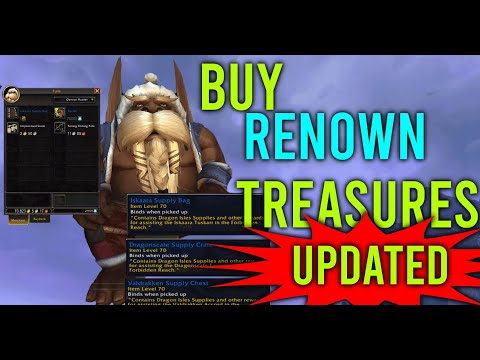 UPDATED - How to BUY Renown TREASURES in 10.0.7