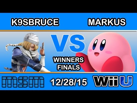 MSM 30 - DP | K9sBruce (Sheik) Vs. SCB | Markus (Kirby) Winners Finals - Smash Wii U