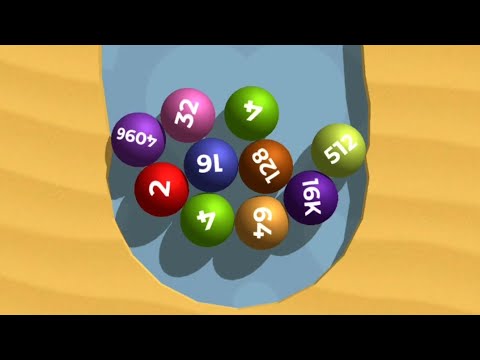 Dig 2048 - Send Balls Merge 3D | Max Levels 1-14
