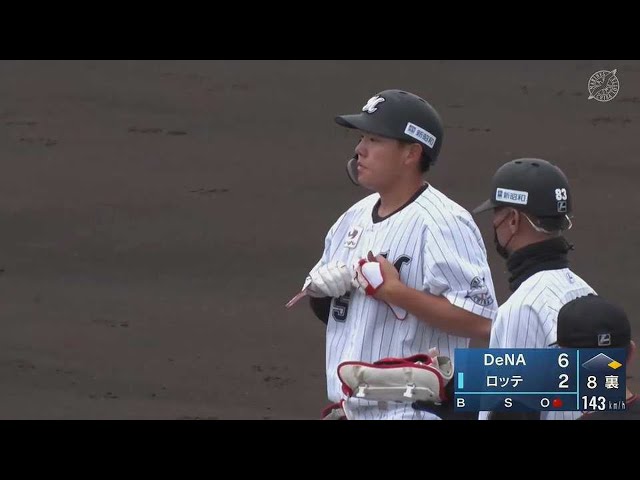 【ファーム】マリーンズ・安田尚憲 マルチヒットとなるタイムリーヒット!! 2022年3月30日  千葉ロッテマリーンズ 対 横浜DeNAベイスターズ