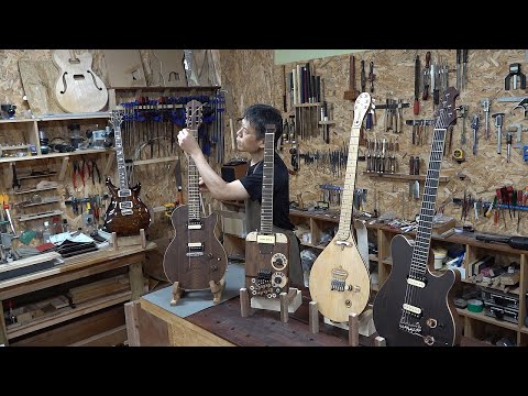 How a Handcrafted Electric Guitar Is Made | Korean Master Luthier