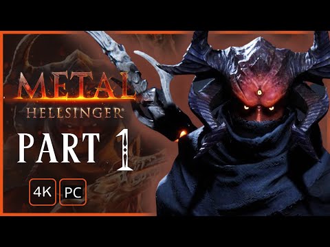 METAL HELLSINGER Gameplay Walkthrough Part 1 - INTRO, Voke and Stygia PC 4K