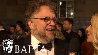 The Shape of Water Director Guillermo Del Toro Red Carpet Interview | EE BAFTA Film Awards 2018