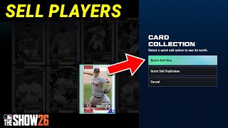 How to Quick Sell Players in MLB The Show 26