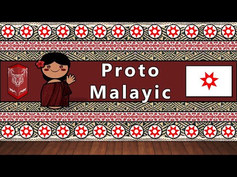 The Sound of the Proto-Malayic language (Numbers, Vocabulary & Sample Text)