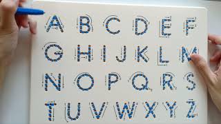 Magnetic Tablet and Stylus | Learn to Write Capital Letters ABC