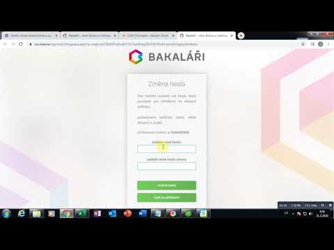 Bakaláři zapomenuté heslo