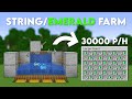 Minecraft Easy Automatic String + Emerald Farm 1.20+