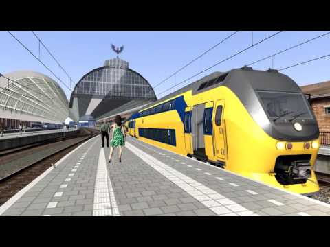 NAAR AMSTERDAM CENTRAAL!! || Train Simulator 2016