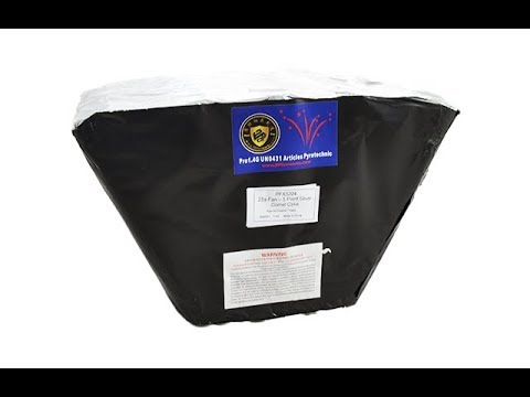 PFX5204 25 SHOT 5 POINT SILVER COMET CAKE - DOMINATOR FIREWORKS PRO