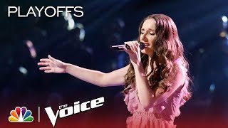 The Voice 2018 Jackie Verna - Live Playoffs: &quot;Tim McGraw&quot;