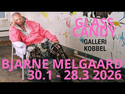 a cup of coffee and BJARNE MELGAARD «GLASS CANDY» at Galleri Kobbel! 