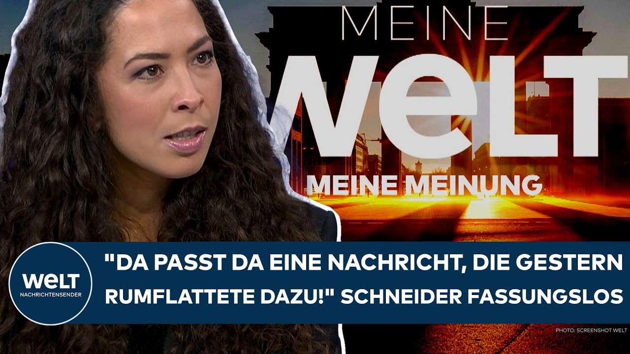 DEUTSCHLAND: "Da passt da eine Nachricht, die gestern rumflattete dazu!" Schneider ist fassungslos!