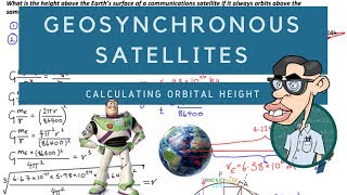 Calculating the Height of a Geosynchronous Satellite