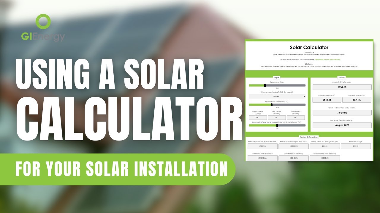 Using Solar Calculators to Determine your Solar Needs