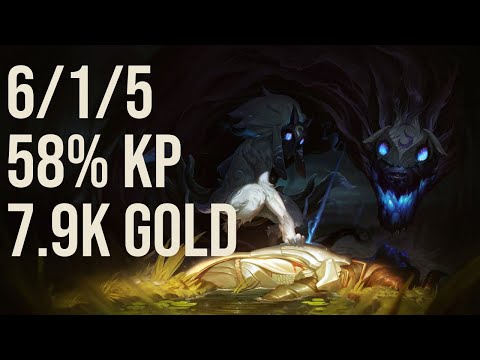 먼지 한 알 Kindred Jungle vs Nidalee KR 11.16 Challenger Replay