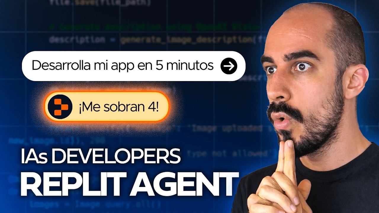 YA puedes PROGRAMAR usando AGENTES... y es impresionante! | Demo Replit Agent