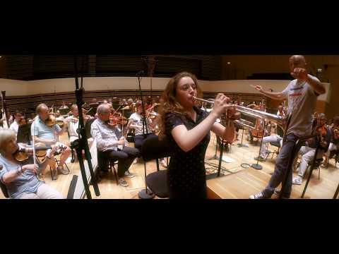 Lucienne Renaudin Vary records Rossini's La Danza for Trumpet & Orchestra