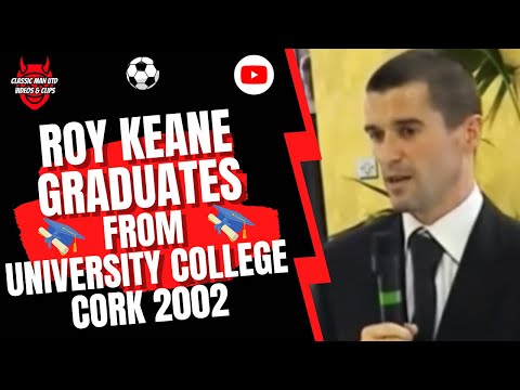 Roy Keane Graduates From University College Cork 2002