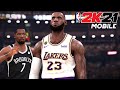 NBA 2K21 Mobile Gameplay - Lakers vs Nets (Ultra High Graphics)