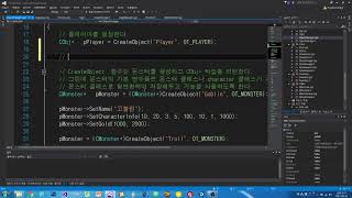 C언어/C++ 강의 88화 TextRPG 상속 11 몬스터 파일 게임 적용 [어소트락 게임아카데미]