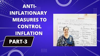 Measures | Anti-Inflationary Measures To Control Inflation | Inflation (Part-3)