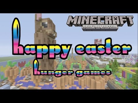 Minecraft Xbox 360/PS3-"Happy Easter"-Hunger Games