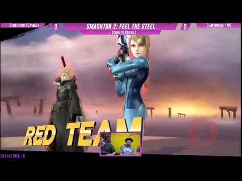 Smashton 2 Doubles Round 1: Zamasu/Etherious (Cloud/ZSS) vs Simperheve/MC (Pikachu/Fox)