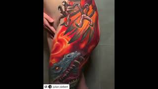 beautiful girl tattoo #shorts #tattoo #viral #ytshorts