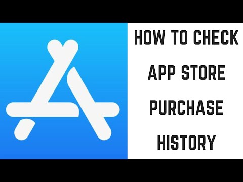 Part of a video titled How to Check App Store Purchase History on iPhone or iPad - YouTube