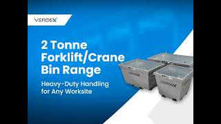 2T Forklift Crane Bins: Your Answer to Worksite Organization