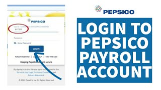 Mypepsico SSO Login (2022) | mypepsico.com payroll login