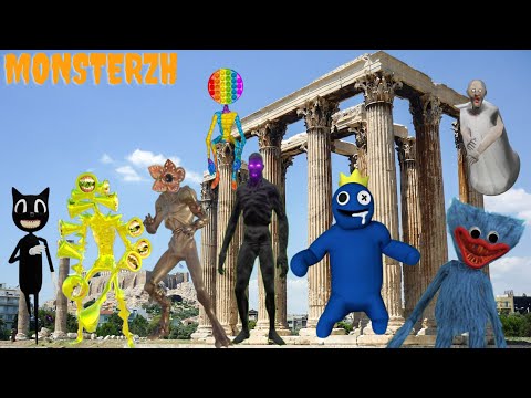 Hulk Siren Heads LVL 999 Gold Enderman Pacman