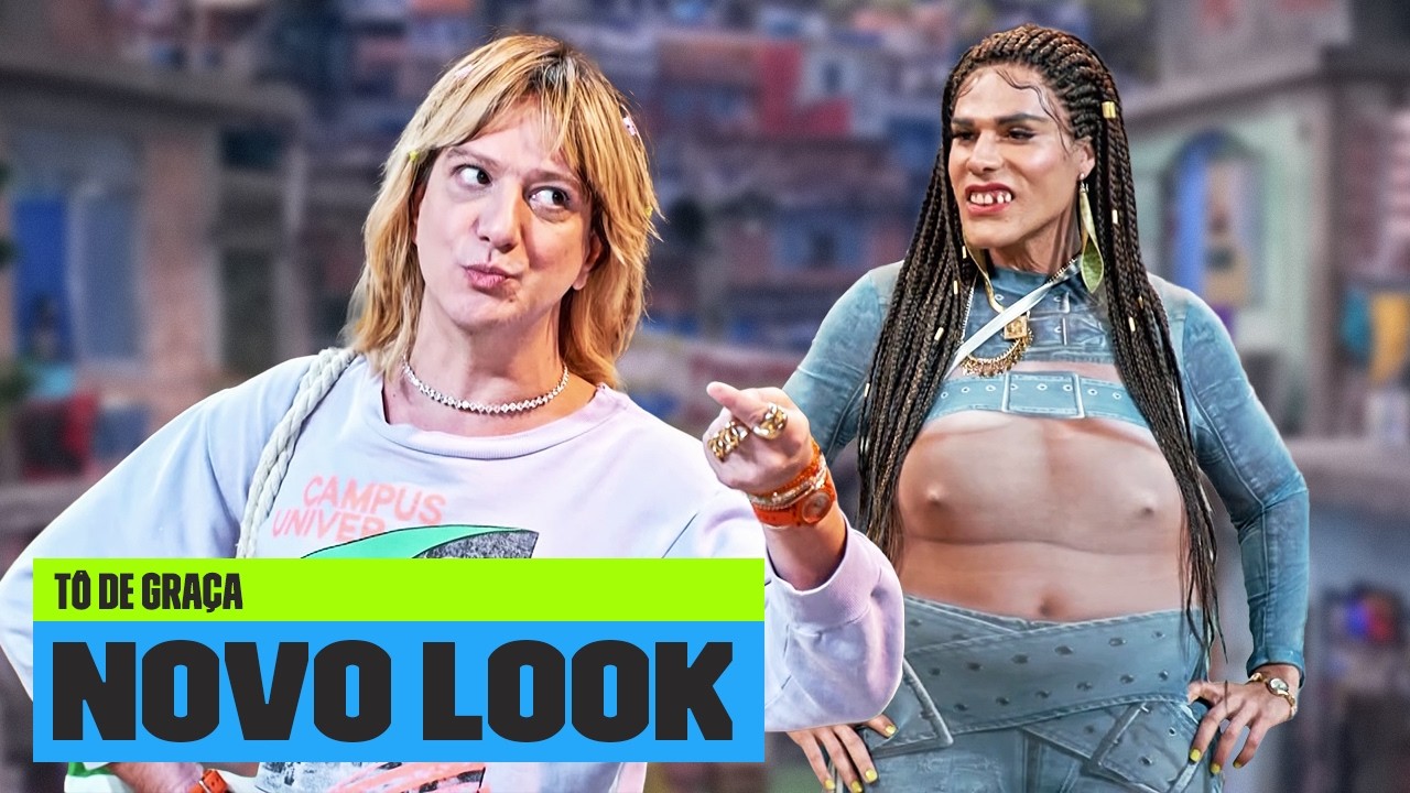 Graça CHOCA a COMUNIDADE aparecendo com NOVO CABELO! | Tô de Graça | Temporada 8 | Multishow