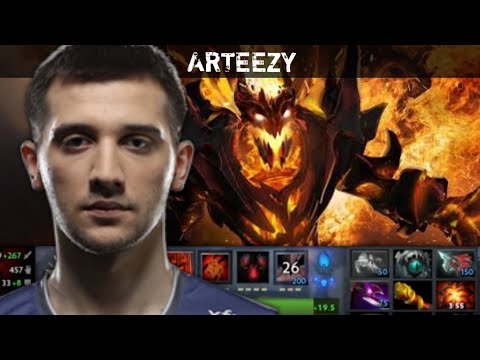 INTENSE BATTLE ARTEEZY  Shadow Fiend carry - Dota 2 Highlights [Watch & Learn]